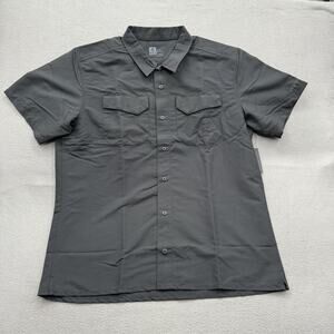 Magpul SS Work Shirt Mens 2XL Black Short Sleeve Stain Resistant Button Front